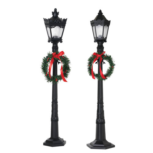 The Holiday Aisle® 2 Piece Indoor Lamp Post Set & Reviews Wayfair